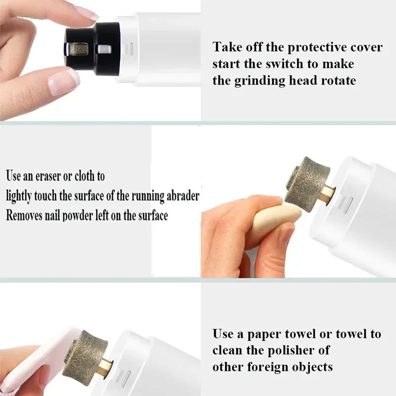 PawEase™ Electric Pet Nail Grinder with LED Light — USB Rechargeable & Ultra-Quiet