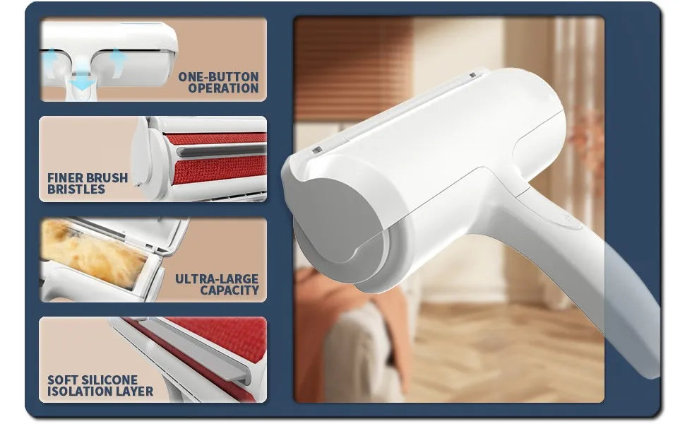 FurSweep™ Reusable Pet Hair Remover Roller