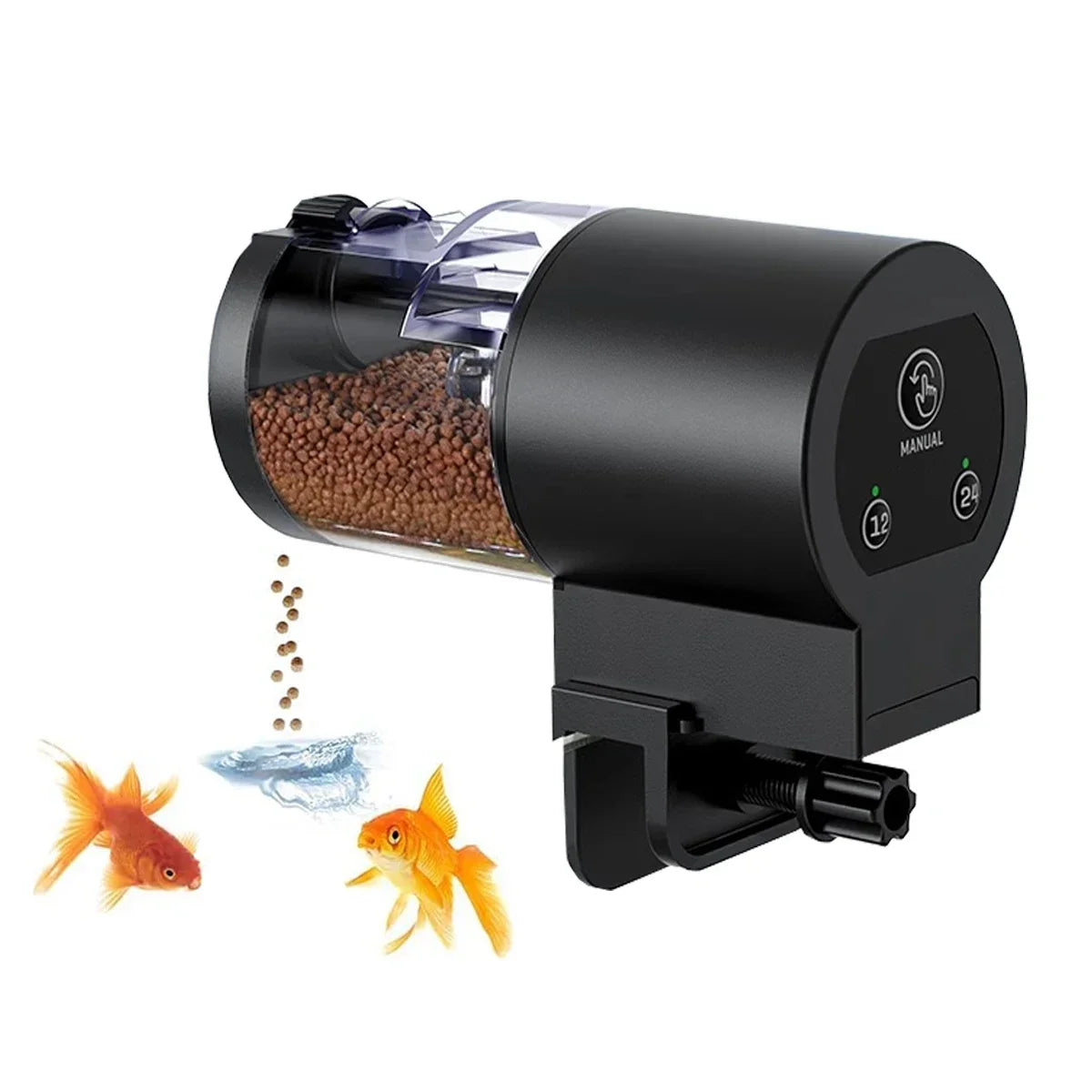 AquaMeal™ Automatic Fish Feeder — Easy Setup with Adjustable Timer & 100ml Capacity