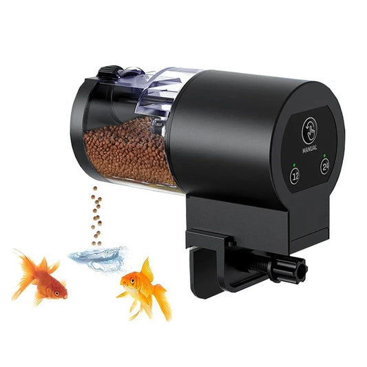 AquaMeal™ Automatic Fish Feeder — Easy Setup with Adjustable Timer & 100ml Capacity