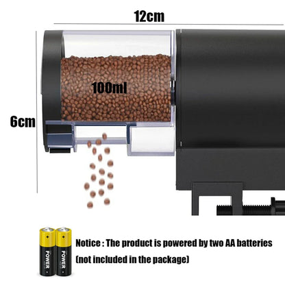 AquaMeal™ Automatic Fish Feeder — Easy Setup with Adjustable Timer & 100ml Capacity